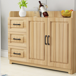 Oak bedside cabinet chest of drawers storage cabinets contracted bedside table