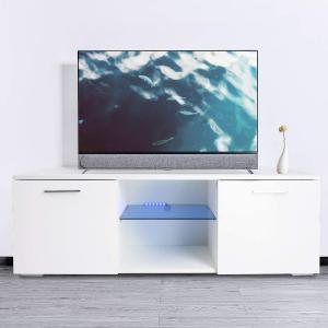 Media Console Cabinet or TV Stand with Doors Wooden Console Cabinet with storage