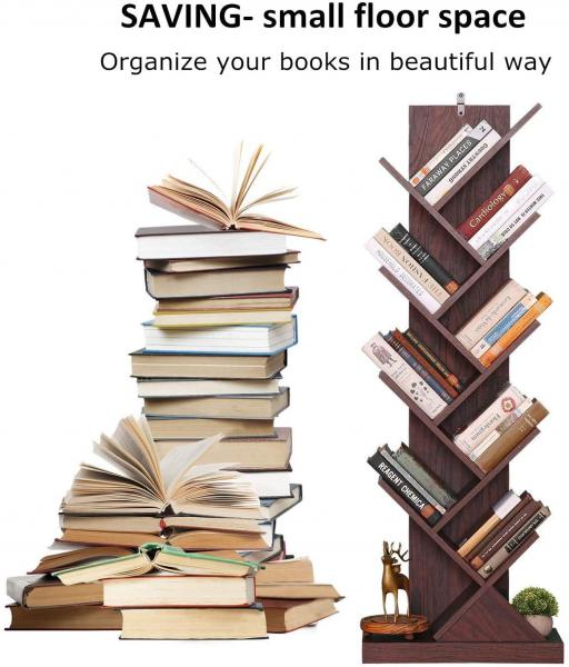 Bookshelf tree shape-2